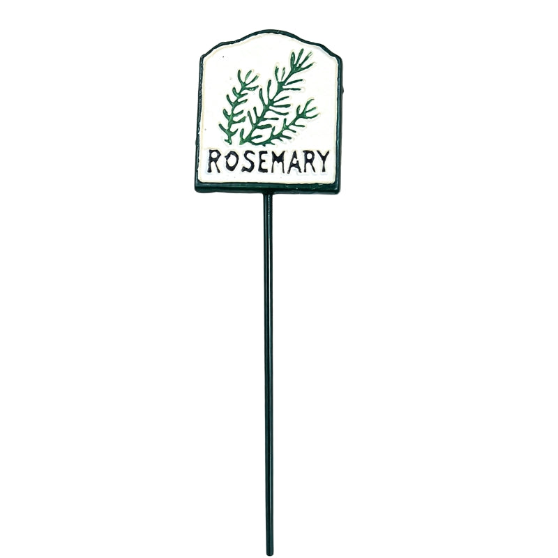 Colourful Rosemary Herb Garden Stake
