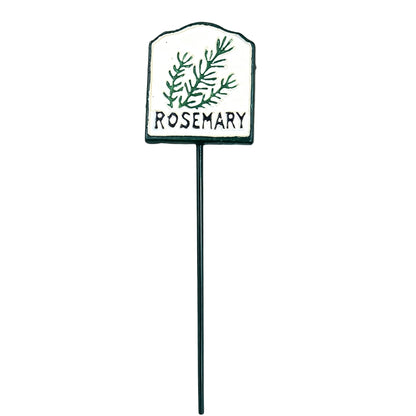 Colourful Rosemary Herb Garden Stake