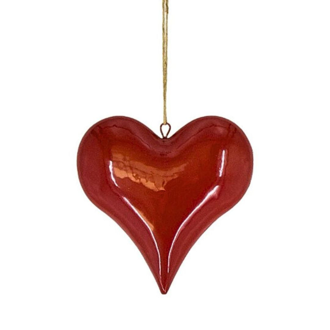 Large Red Heart Hanging Decoration