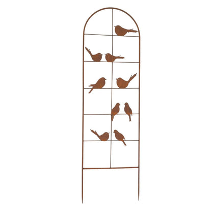 Birds on Wire Garden Trellis