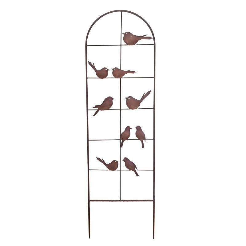 Birds on Wire Garden Trellis