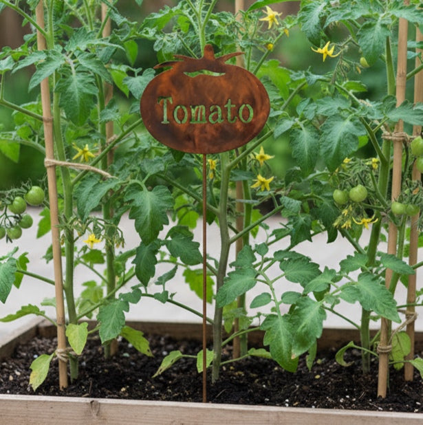 Rustic Tomato Garden Stake