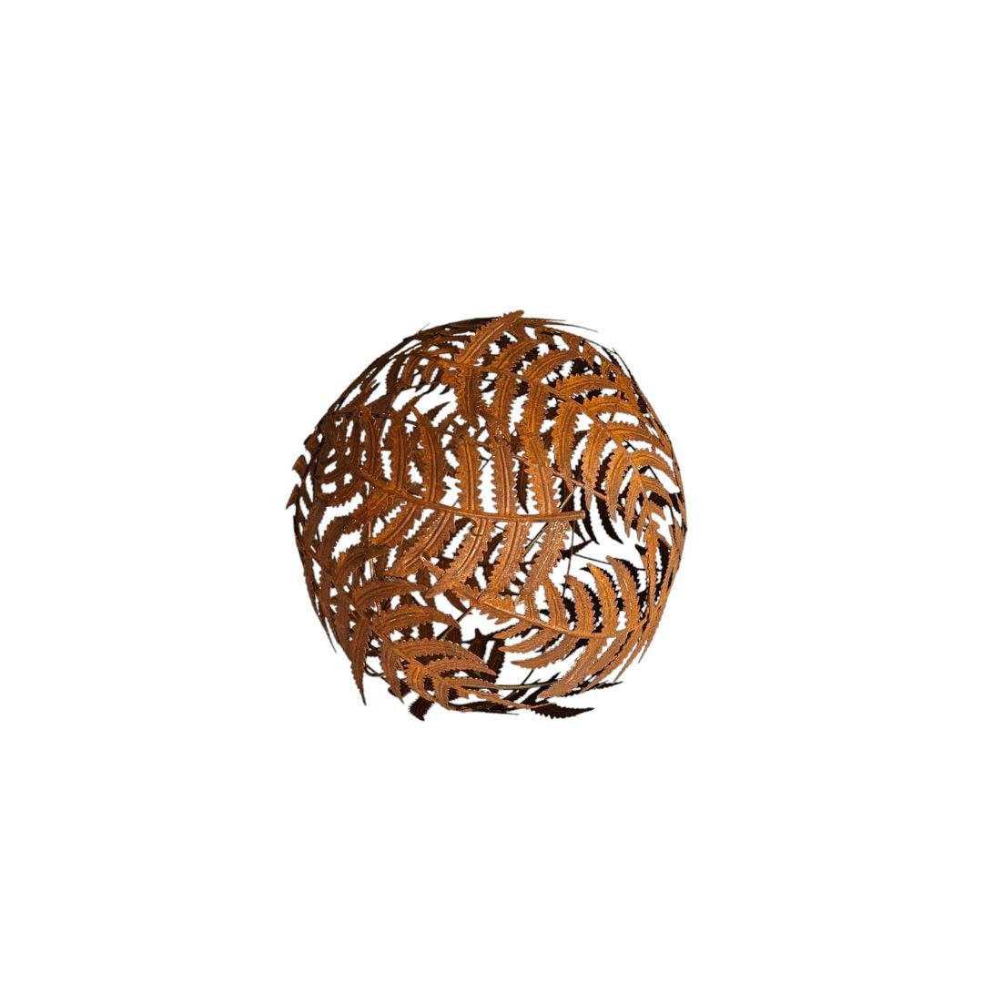 Handcrafted Metal Fern Garden Decorative Ball
