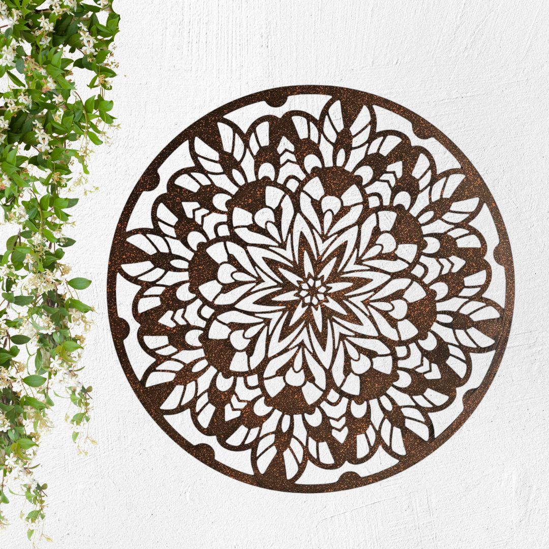 SOLAR BLOOM MANDALA WALL ART