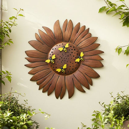 Bee Happy Sunflower Wall Art