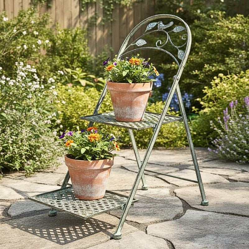 Bloom &amp; Grow Folding Plant Stand