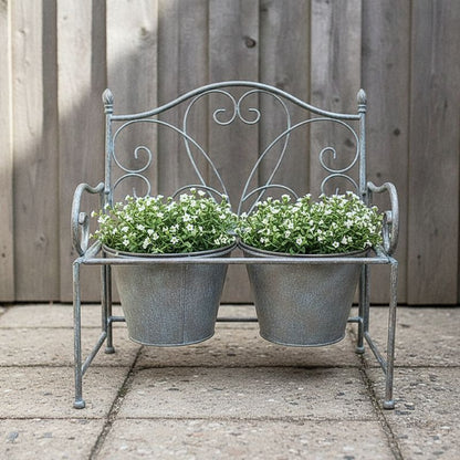 Garden Seat Double Planter