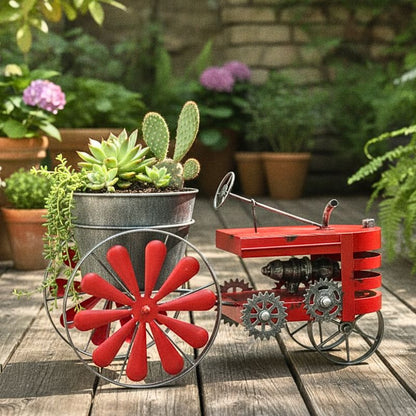 Farmhouse Tractor Planter