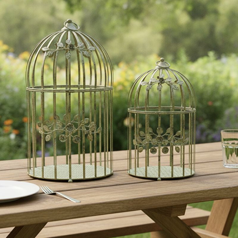 Secret Garden Birdcage Planters