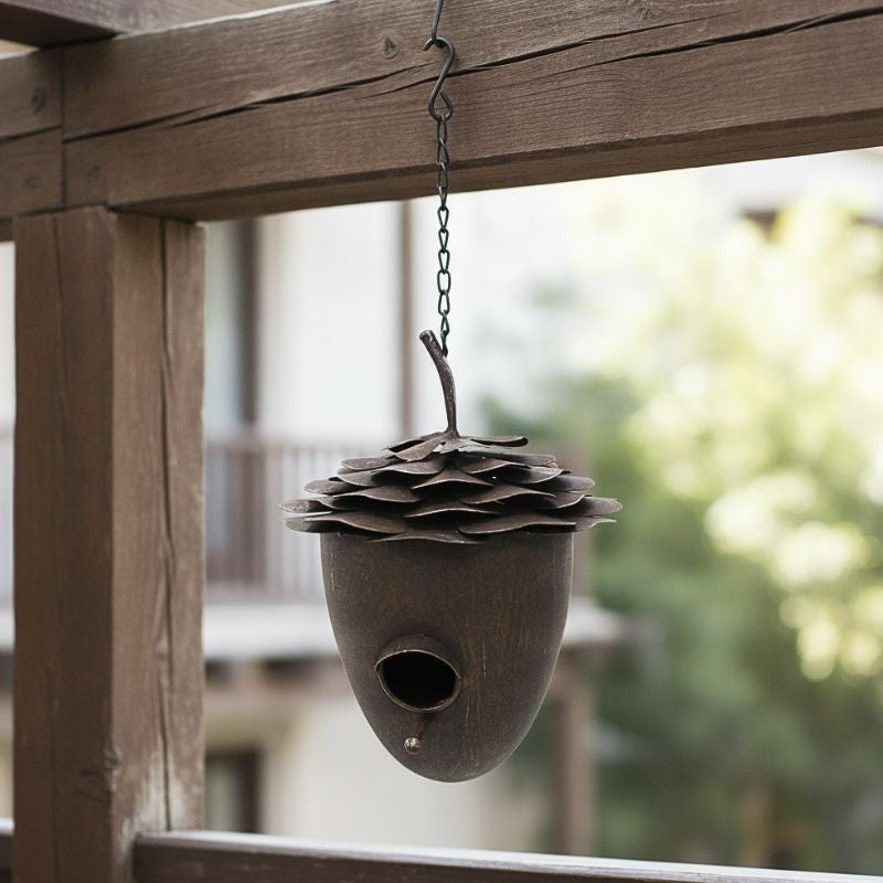 Little Woodland Pinecone Birdhouse