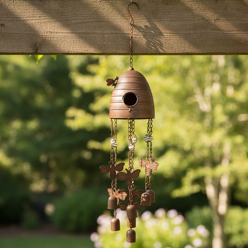 Honey Haven Birdhouse Wind Chimes