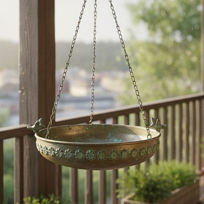 Vintage Hanging Bird Feeder