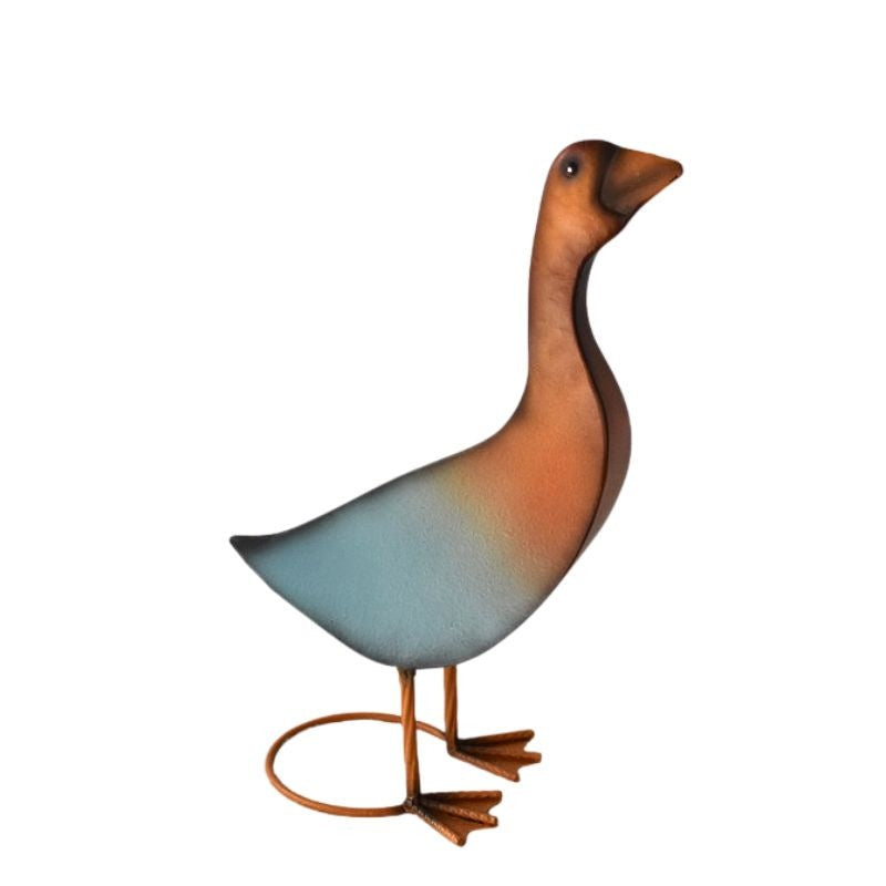 Waddle Wonder Metal Garden Duck