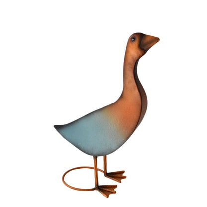 Waddle Wonder Metal Garden Duck
