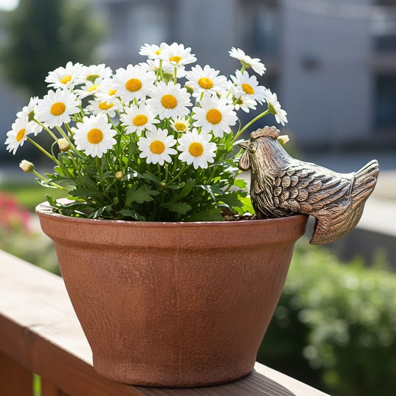 Barnyard Rooster Pot Hanger Ornament