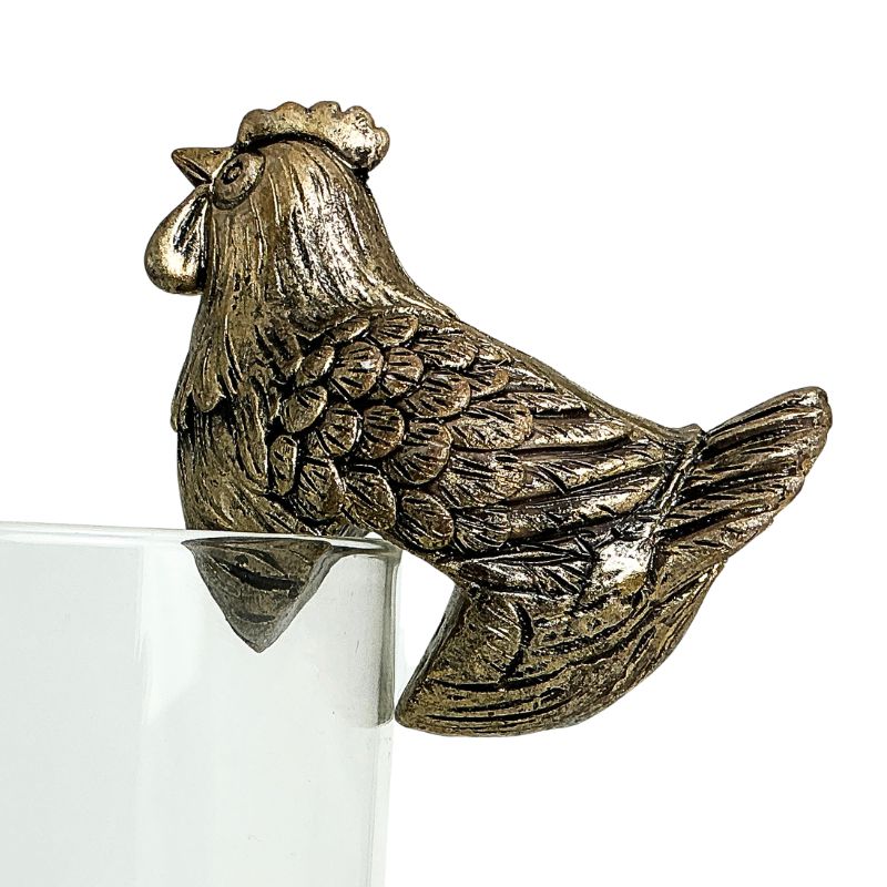 Barnyard Rooster Pot Hanger Ornament