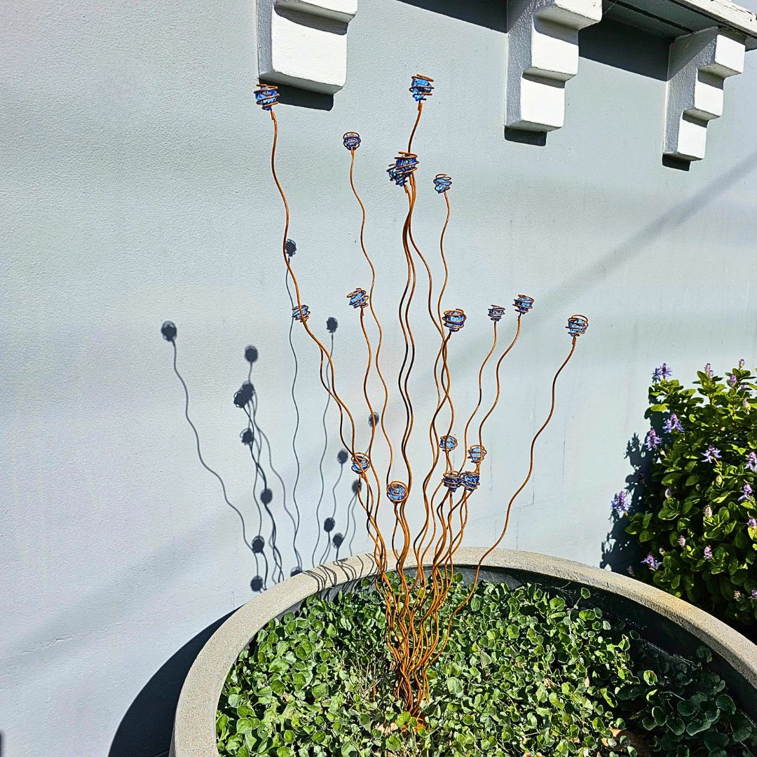 Blue Gems Suncatcher Stake