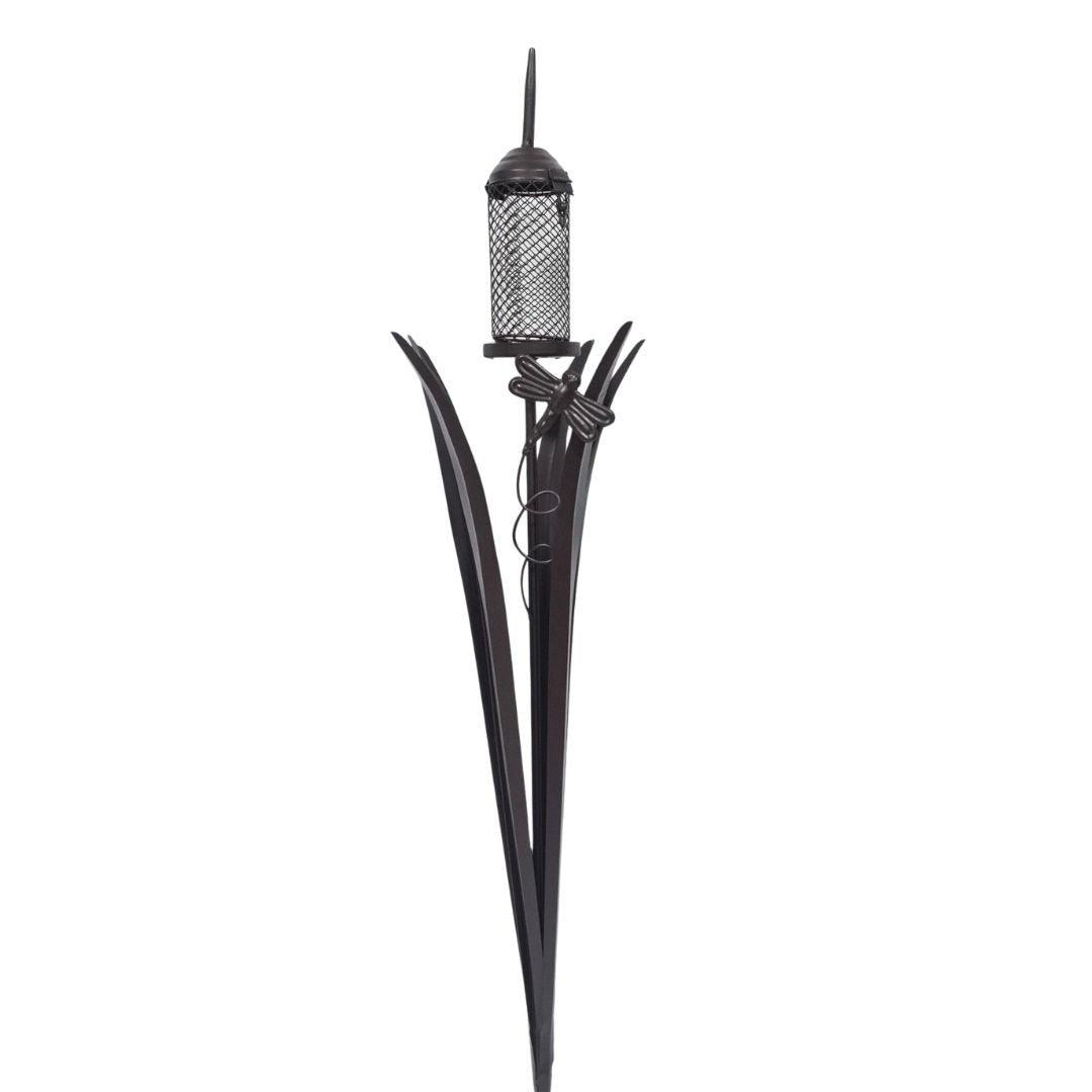 Rustic Bulrush Garden Bird Feeder