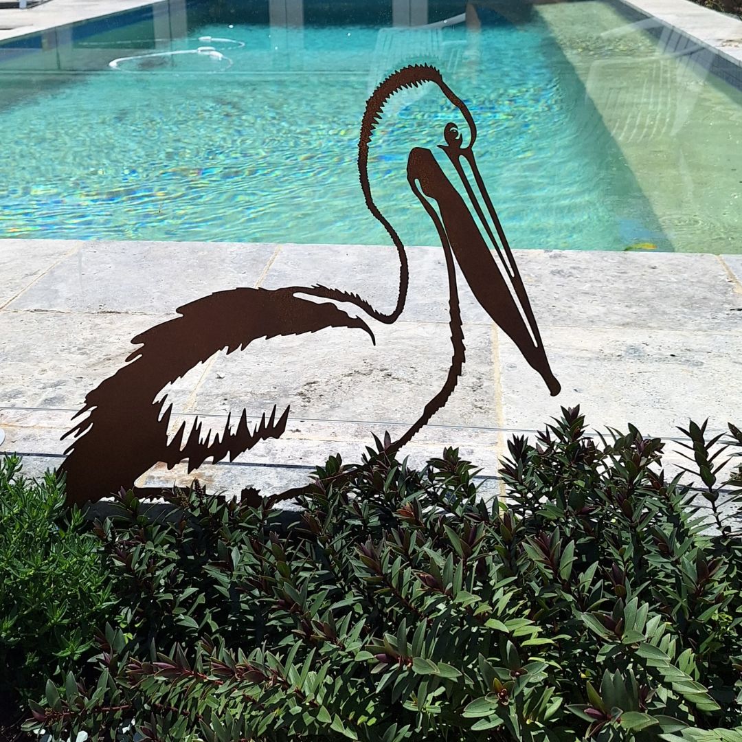 Pelican Garden Stake
