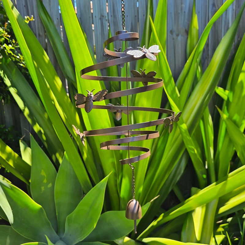 Spiral Bee Metal Chime