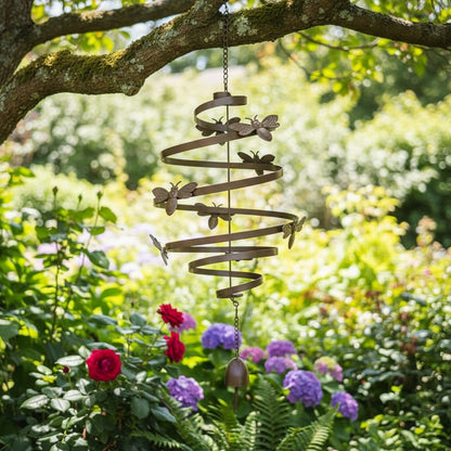 Spiral Bee Metal Chime