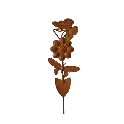 Decorative Butterfly and Flower Garden Spade