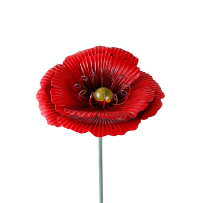 Remembrance Poppy Garden Stake