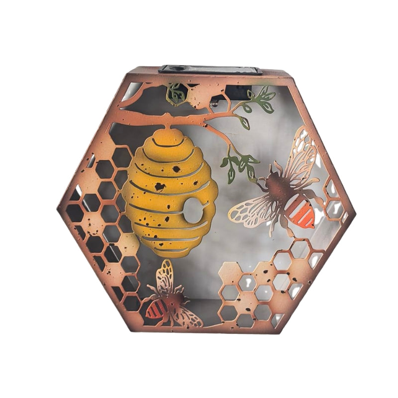 Beehive Solar LED Wall Art