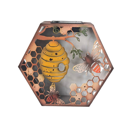 Beehive Solar LED Wall Art