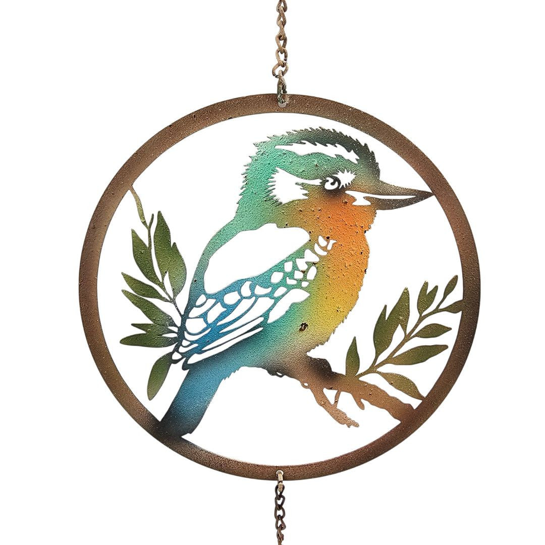 Hand-Painted Coloured Kookaburra Bell