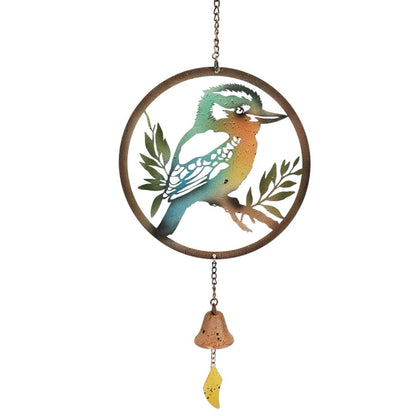 Hand-Painted Coloured Kookaburra Bell