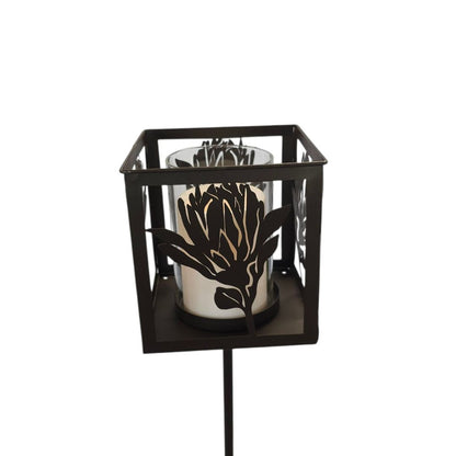 Protea Lantern Garden Stake