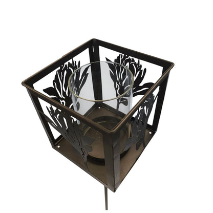 Protea Lantern Garden Stake