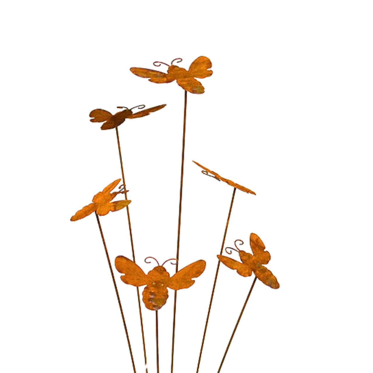Rustic Bee Garden Stakes