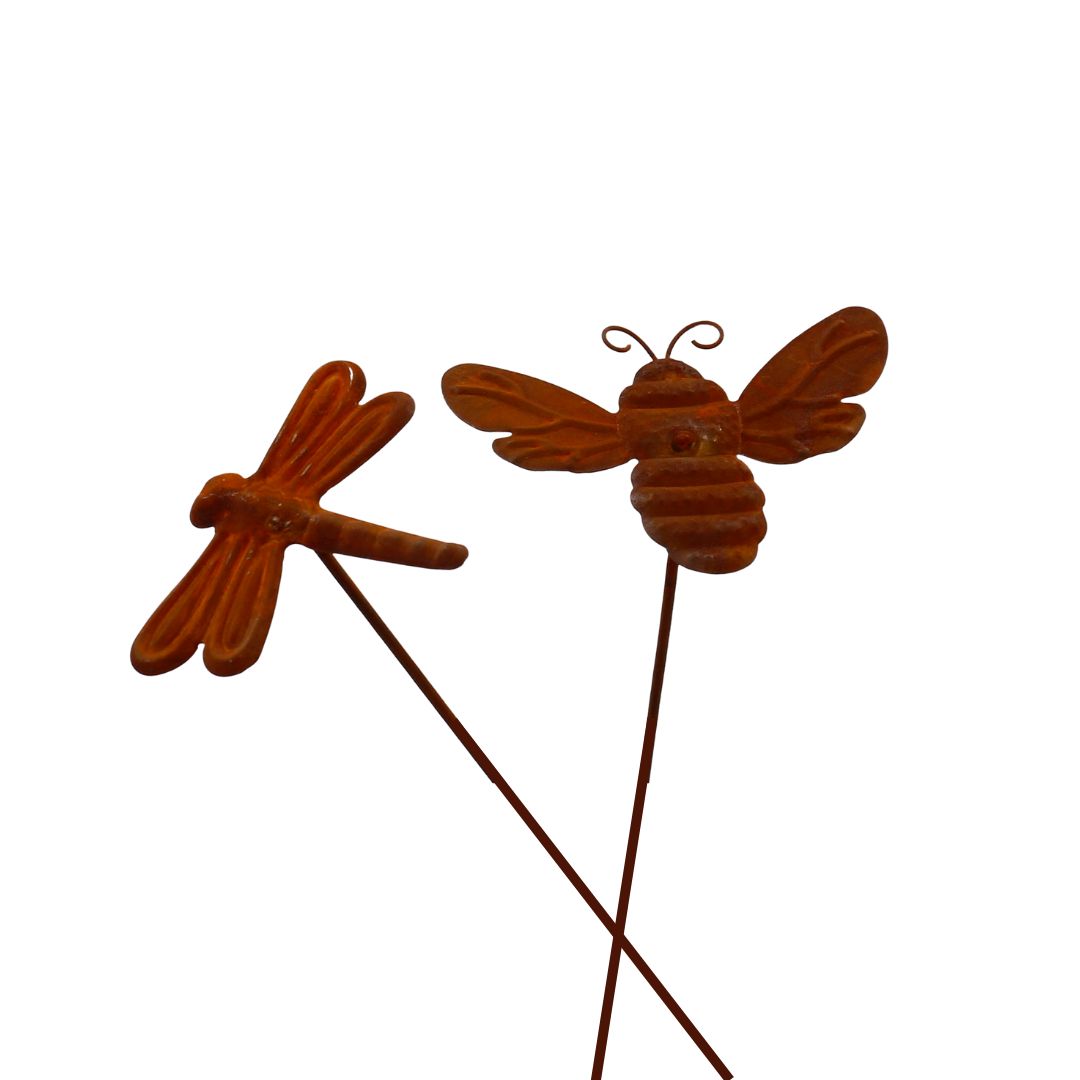 Bee Decorative Garden Stake Small