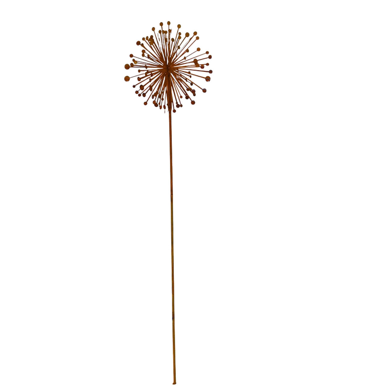 Rustic Dandelion Garden Stake