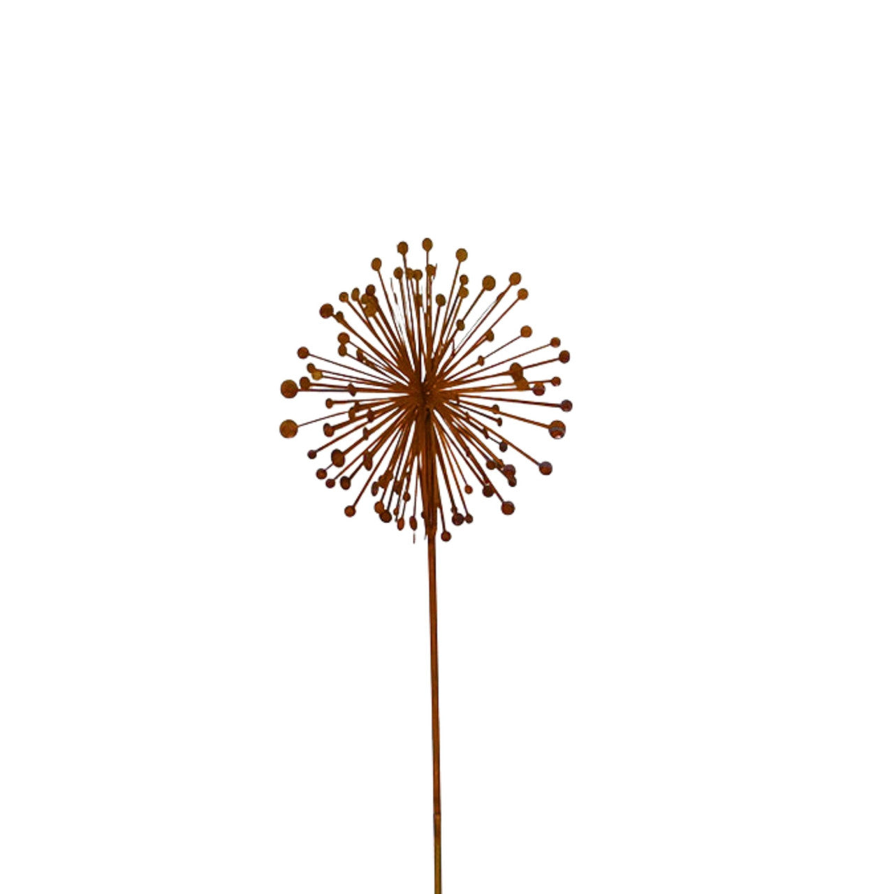 Rustic Dandelion Garden Stake