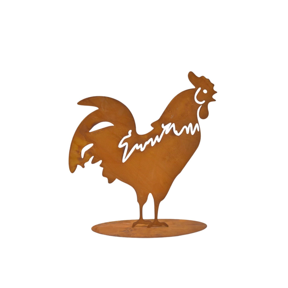 Rustic Hen Garden Decor