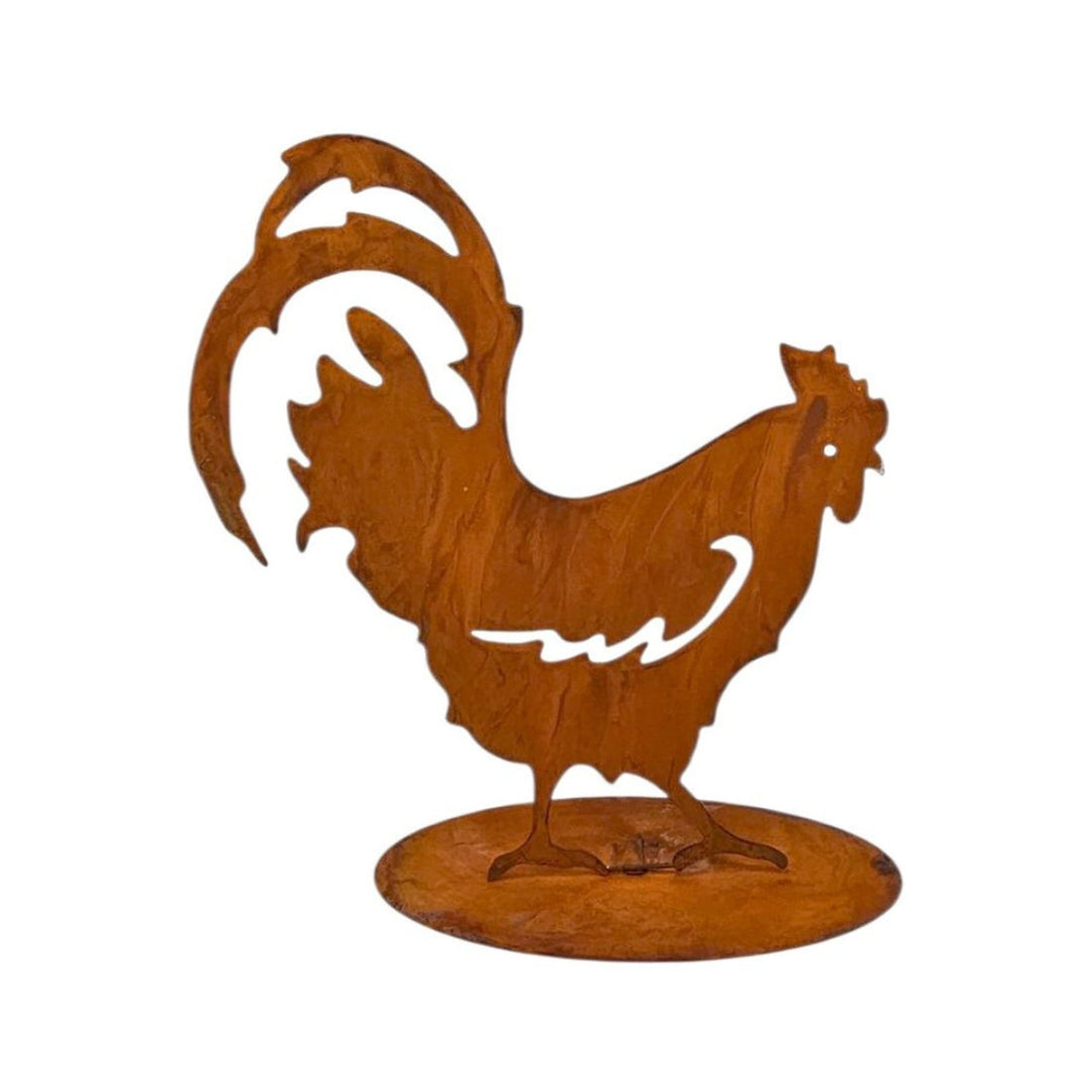Rustic Rooster Metal Stand