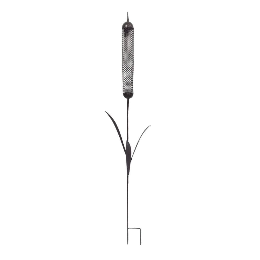 Rustic Bulrush Bird Feeder Stake