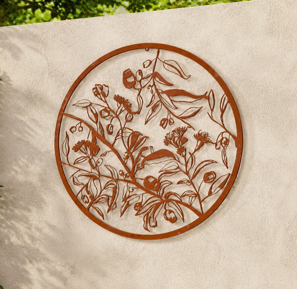 Laser Cut Eucalyptus Wall Art