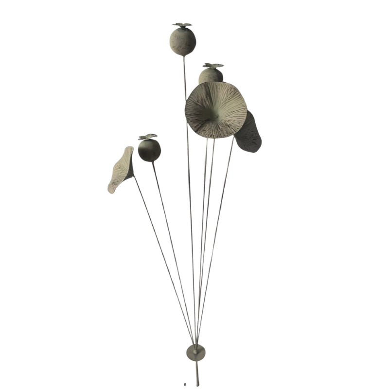 Flower Bud Garden Stake