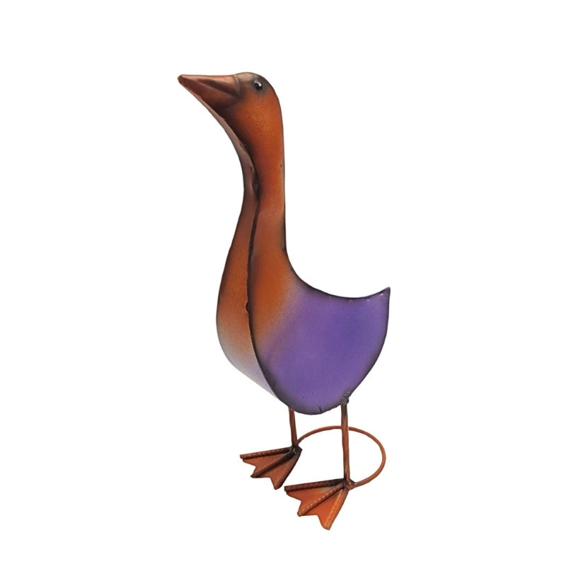 Mr Quack Metal Garden Duck