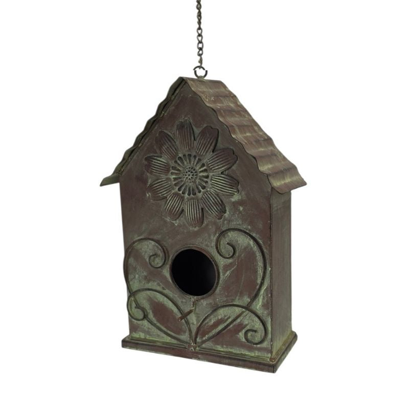 Bloom Nest Metal Garden Birdhouse