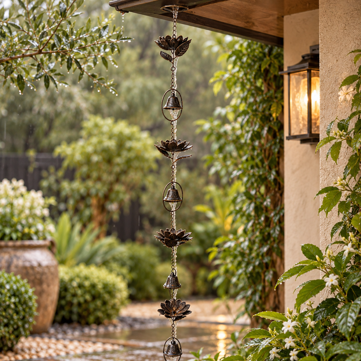 Lotus Rain Chain