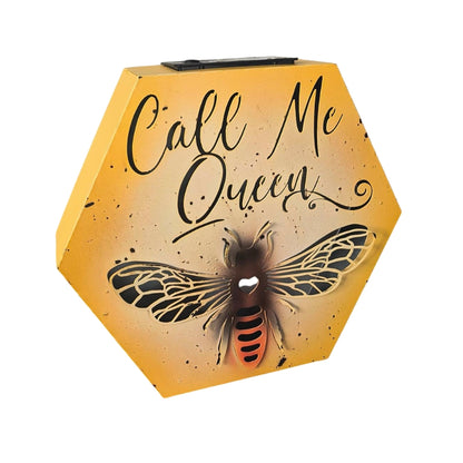 Call Me Queen Solar LED Wall Art