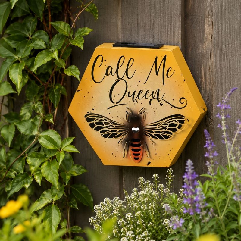 Call Me Queen Solar LED Wall Art