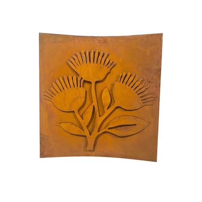 Rustic Layered Laser Cut Gum Flower Wall Art