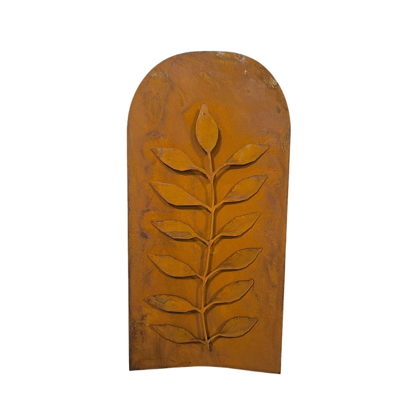 Rustic Layered Laser Cut Metal Leaves Wall Art