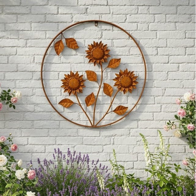 Sunflower wall art